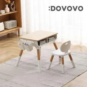 (도보보) 유아책상 의자 세트 아기 어린이 높이조절