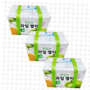과일맛젤리 과일젤리 사과맛 75g 3개