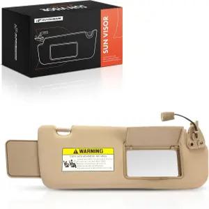 현대 쏘나타 2005 2006 2007 2008과 호환되는 A-프리미엄 조수석 우측 선바이저 - 베니티 미러 라이트 없음