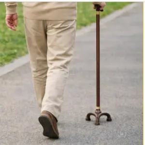 지팡이 10단계 높이 조절 어르신 보행 보조 용품 시니어 3발 세발