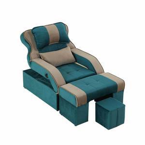 발마사지 의자 페디큐어 종아리 그레이 패디 보라색 온열 전동 분리형 다리