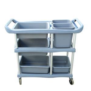 서빙카트 철제트롤리 접시수거용 반납대 식당 음식점 달린 식기 레스토랑 철제 서빙카 이동
