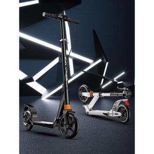 주니어킥보드 접이식 2발 그린 등교 디럭스 청소년 주니어 초등 수동킥보드 씽씽이