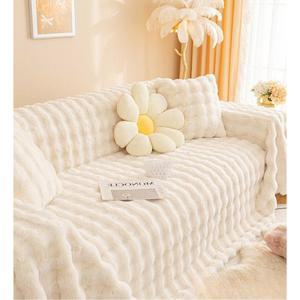 토끼털 쇼파 커버 극세사 30x50cm 낮잠 두꺼운 토퍼 가을겨울 카우치러그덮개 벨벳패드