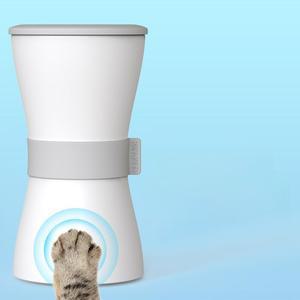 산책후 고양이 풋클리너 자동 산책후발씻기기 버킷 진흙 청소 강아지발세척기 고양이발세척기