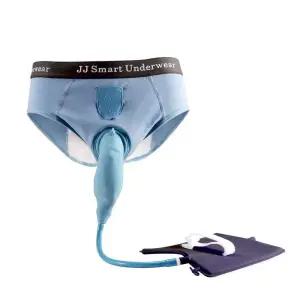 소변 주머니 남성용 실리콘 팬티 내의 속옷 어르신