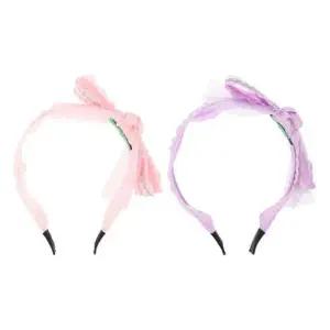 베네통키즈 빅리본헤어띠 QCET19531 LVPK 아동 여아 머리띠 헤어밴드 여름 간절기 딜 ch