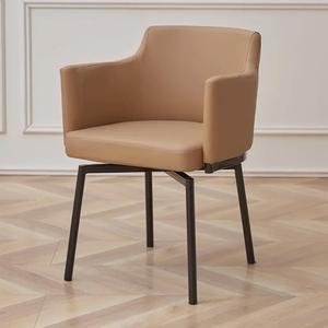 여러 가지 빛깔의 팔걸이 식사 의자 회전 스테인레스 스틸 정원 빈티지 무료 배송 카페 Sillas Comedor 룸 가구