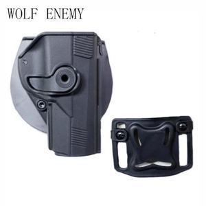 전술 에어소프트 페인트볼 오른손 권총 스타일 PX4 홀스터 블랙