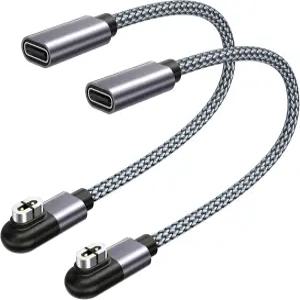 럭슬리 USB C to Shokz 충전 케이블 어댑터 2팩 애프터쇼크 헤드폰 충전기 쇼크즈 오픈런 프로 S810용 타입