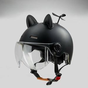 고양이 전동 헬맷 헬멧 킥보드 바이크 2PCS 모자 성인 클래식 귀여운 경량