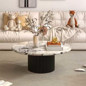 대리석테이블 대형 타원형 엔틱 쇼파 80x80cm 인테리어 식탁 티테이블 이태리 감성