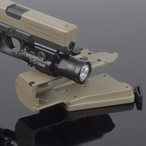 택티컬 슈어파이어 XH15 홀스터 어댑터 무기 LED 스카우트 헌팅 라이트 권총 빠른 배치 발사등 G17 램프