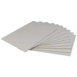 신정은 40 PCS 칩보드 시트 11.7 x 8.3 인치 바인딩용 포인트 두꺼운 스크랩북용 회색 DIY 공예품