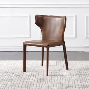 단일 사람 북유럽 럭셔리 현대 미니멀리스트 가죽 식사 Silla De Comedor 거실 의자 Chaises Salle Manger Cadeira