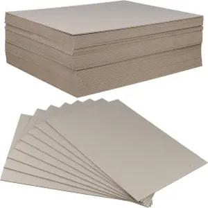 MANCHAP 50 PCS 80PT 칩보드 10 x 12.5 인치 2 mm 북보드 회색 바인더 보드 책 제본 커버용 백킹 스크랩북