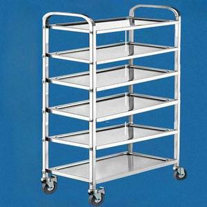 5단 미니 업소용 두께 휴게소 업소 트레이 이동식 퇴식대 3단 2층 선반 구내식당 식판