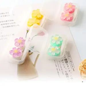 플라워 콘택트 렌즈 케이스 보관통 4종구성 렌즈통 LDV8+6Tnz