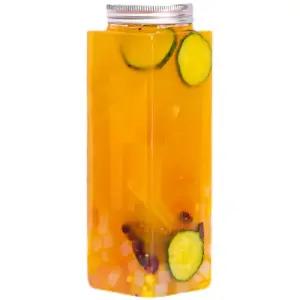 주스 일회용 카페 500ml 사각 페트병 650ml 보틀 50개입