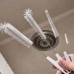 세척솔 빨대 젖병 텀블러 물병 컵 주전자 뚜껑 입구 청소 브러시 가정용 주방