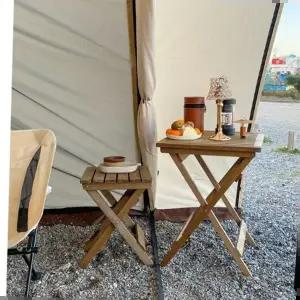 야외용테이블세트 인생띵작 캠핑테이블 우드 테이블 2종 캠핑의자