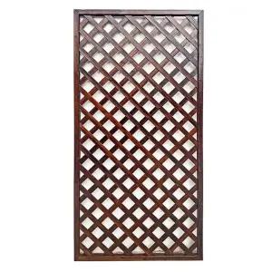 테라스 파티션 격자망 U자형 원목 방부목 가리개 높이 텃밭