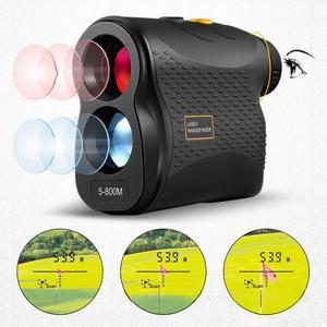 6X 골프 거리 측정기 500M 야외 5 사냥 망원경 측정 파인더 활동용 범위