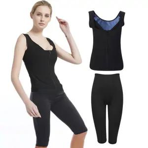 여성 빅사이즈 D-544547 운동 땀복 나시 7부 상하세트 NXD6+9QEd