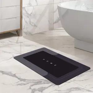 AOASK 욕실 러그 세트 흡수성 목욕 매트 고무 미끄럼 방지 빠른 건조 16x24인치 욕실용 싱크대 아래