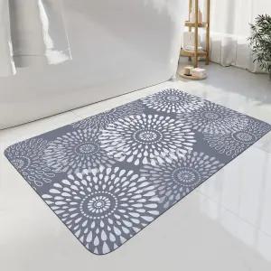 MASHDE 논 슬립 퀵 드라이 목욕 매트 문 아래에 맞는 20 x31 고무 백킹 얇은 욕실 러그 욕조 싱크대 샤워