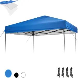 10×10 캐노피 교체 탑 일자 다리 프레임을 위한 팝업 텐트 커버 정원 파티오 캠핑을 방수 커버(탑