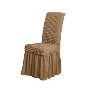 1pc 식탁 등받이 커버 사무실 라운드 장식에 식탁의자 스툴 컬러 거실용