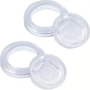 표준 테이블 홀용 실리콘 파티오 우산 링 홀 플러그 및 캡 세트 테이블용 야외 2인치