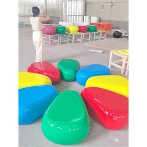 돌벤치 카페 호텔 조약돌 50x37x33 600x400x350 스테인리스 휴게소 모양