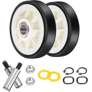 12001541 건조기 드럼 지지 롤러 키트 교체 부품  메이태그 및 크로슬리 303373 호환  2 개