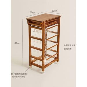 자라홈 바퀴수납정리함 이동식 테이블 수납장 보관함 사이드