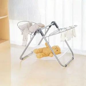 미니 빨래 건조대 실내 접이식 빨랫대 수건걸이 행거 베란다 소형 wzv6+6PJk