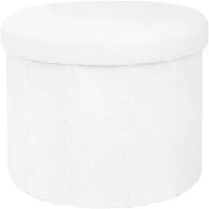 박스형 홈 라운드 푸프 오스만 수납공간 포함 발 받침대 의자 및 원형 커피 테이블