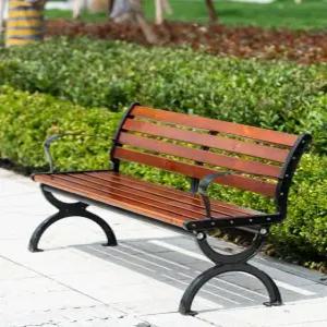 공원 벤치 야외 정원 의자 철제 리조트 펜션 휴게 테라스 등받이 1.2m