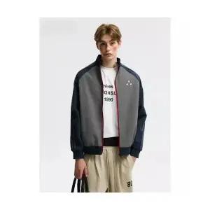 원더우면 남성 빈티지 스포티 스트라이프 차이나 재킷 남녀 가을 야상 캐주얼 커플 코트 OPH3