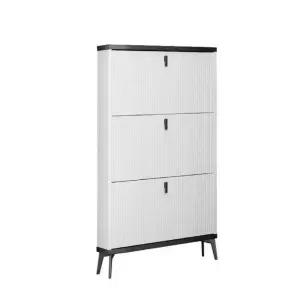 초슬림 신발장 신발정리대 현관 수납장 슈즈 보관함 50x18x120cm