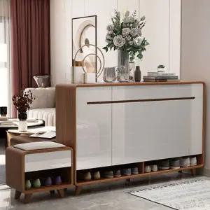 현관 소형 신발장 벤치 의자 정리대 신발 수납장