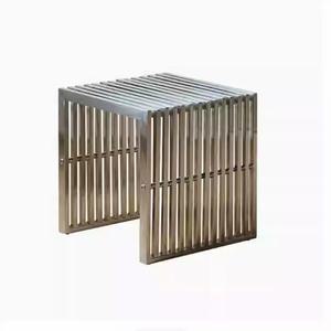 벤치 스테인레스 스틸 낮은 의자 가정용 간단한 거실 신발 가구, 교환 의자,