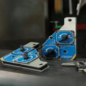 마그네틱 직각자 자석 용접각도기 로케이터 스위치 소형 브라켓 용접 흡착 각도기 고정