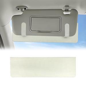 LTDCVTR 자동차 선바이저 익스텐더, 안전 운전을 위한 안티 글레어 익스텐션 그늘막 부착, 클립온 선블로커 선쉐이드 익스텐더 액세서리, SUV, 트럭, 세단용 범용 (베이지)