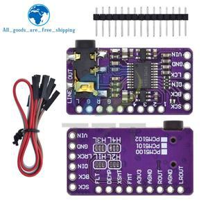 1/3피스 인터페이스 I2S PCM5102A DAC 플레이어 모듈 라스베리 파이 pHAT 형식 보드 디지털 오디오