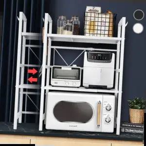 오븐장 전자레인지선반 3단 광파오븐렌지대 주방다이 렌지장