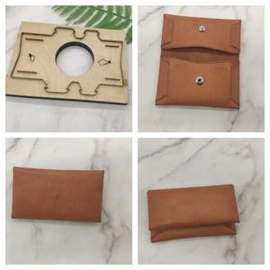 DIY 가죽 공예 원피스 심플 카드 홀더 지갑 칼 금형 절단 다이 핸드 기계 펀치 도구 패턴 103x68mm