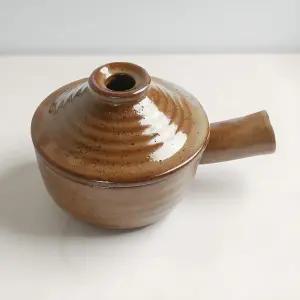 PTAHAN 점토 냄비 완벽한 아침 식사를 위한 빠르고 쉬운 달걀 밀렵꾼 - 내열성 속이 빈 손잡이