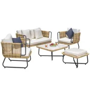 프리미엄 라탄 루프탑 소파 테이블세트 카페 2인용 의자 커피 B